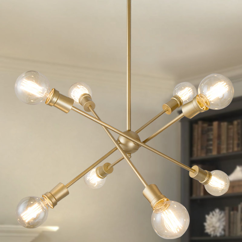 Mercer41 Stemple 8 Light Sputnik Sphere Chandelier Wayfair